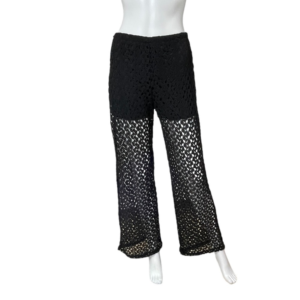 Ariella Black Crochet Sheer Pants
New - Picture 2 of 5